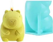zjhukfmc Silicone Molds for Food | Easy Release Capybara Ice Mold | 3D Fun Accessory Making Tool for Baking Cake Party Favors Easter Graduation Celebrations