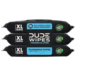 Dude Wipes Flushable Wipes Dispenser (3 Packs 48 Wipes)