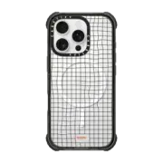 iPhone 16 Pro Ultra Impact Case MagSafe Compatible Wavy Grid by Poketo