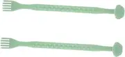 2Pcs Back Scratcher and Stick with Beads for Itch Relief Portable Body Relaxation Tool for Men and Elderly for Back Legs and Feet Massage