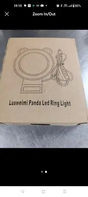 lusweimi led ring light 6 pink Adjustable Desktop Lamp with Tripod Stand,Luswei