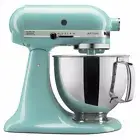KitchenAid KSM150PSAQ NEW Free Ship Artisan 5qt Tilt-Head Stand Mixer - Aqua Sky