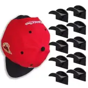 5 10pcs New Baseball Hat Hook Hat Sticking Hook Traceless Hook Black Minimalist