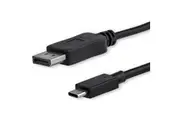 StarTech.com 6ft/1.8m USB C to DisplayPort 1.2 Cable 4K 60Hz - USB Type-C to DP Video Adapter Monitor Cable HBR2 - TB3 Compatibl