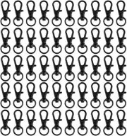 50 pcs Swivel Clasps Lanyard Snap Hook, Metal Swivel Lanyard Snap Hook Lobster