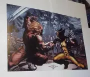 Wolverine vs Sabretooth Poster # 9 Simone Bianchi Uncanny and the X-Men