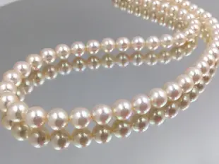 一元起標 日本養珠 項鍊 珠圓潤滑 慛燦奪目皮光閃耀 真珠直徑6-6.5mm 顆顆精選 天然淡水養珠正圓