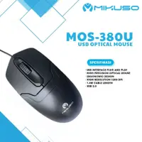 在飛比找蝦皮購物優惠-Mikuso MOS-380U USB 光電鼠標 1200D