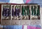 Country Living Mini Torch~6 Eggplant & 6 Cucumber Candles~6”+ 4”Stick!