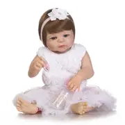 Reborn Baby Doll Realistic Lifelike Girl Doll Vinyl Play House Toy