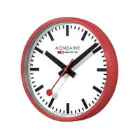 在飛比找ETMall東森購物網優惠-MONDAINE瑞士國鐵 經典掛鐘/靜音鐘 / 25cm –