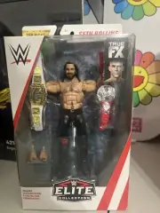 WWE Wrestling Mattel Elite Top Picks Seth Rollins w/ 2 Belts Figure MOC RARE