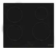 Bosch Serie 4 Pue611bb5e Hob Black Built-In 60 Cm Zone Induction Hob 4 Zone(S)
