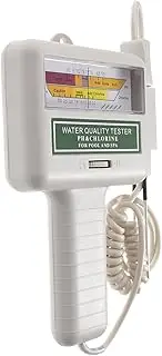 ORFOFE Swimming Pool Water Tester PH and Chlorine Tester Grey Accurate Water Testing Tool for Pool Maintenance and Safety