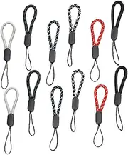 KALLORY 12Pcs Detachable Phone Straps Camera Charms Versatile Lanyard Accessories for Drives Purses Backpacks Design for Everyday Use