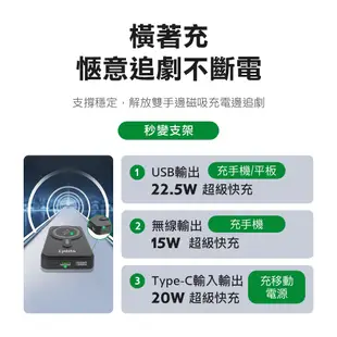 小米有品 Lydsto磁吸行動電源 5000mah 10000mah 磁吸行動充 折疊支架