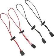 1set Bungee Cord Tie Backpacking Backpack Elastic Cord Rope Backpack Bungee Cord Backpack for Camping Sling Backpack Travel Fixing Rope Strap for Backpack Elastic Oxford Cord 4pcs