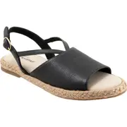 Trotters Pepper Slingback Espadrille Sandal in Black at Nordstrom, Size 7.5