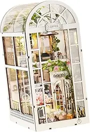 MYCENSE DIY Book Nook Kit Creative Miniature Dollhouse for Home Bookshelf Office