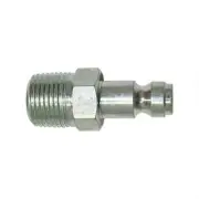 Automotive Steel Coupler Plug 1/4 Inch x 3/8 Inch Male NPT - CPA461