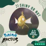 Magikarp Shiny ✨ Legends Pokémon Arceus 6 IV Max Effort Custom OT Leggende