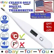 Celsius Digital Thermometer Babys Infants Kids Adults For Safe Medical Body Temp