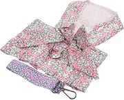 BCOATH Adorable Floral Dog Dress Leash Set Cat Walking Pull Rope Pet Supplies Small to Medium Size
