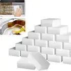 BULK 100PCS Magic Sponge Eraser Melamine Sponges Thick Cleaning Foam HomeKitchen