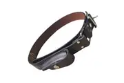 Jcoe Leather Stockmans Belt w/ Knife Pouch 32 Inch (SB32)