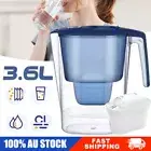 Large Capacity 3.6L Water Jug Water Filter Fridge Jug With 1x 30-Day Cartridge