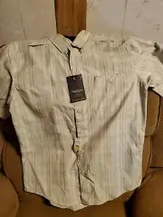 VAN HEUSEN MEN'S CASUAL SHIRT, S/P 14-14.5 NWT