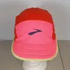NWT Brooks Running Lightweight Packable Hat OSFM Cherry Tomato Neon Pink