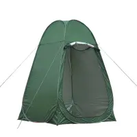 在飛比找Yahoo!奇摩拍賣優惠-【大山野營】TNR-055 雙人加大款彈開式衛浴帳 銀膠帳篷