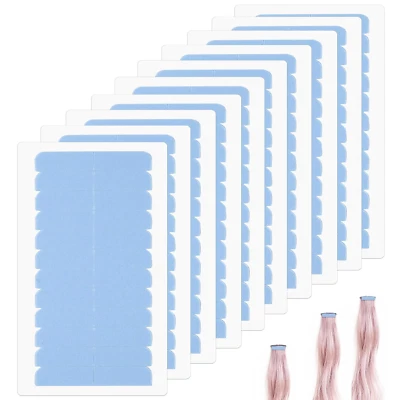 tape para extensiones pegamento de cabello doble cara cinta adhesiva 120 Piezas