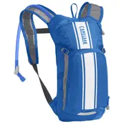 Camelbak Mini MULE 1.5L Kids Sports Hydration Pack - Lapis Blue / White Stripe