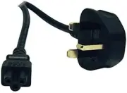 6ft UK Power Cord C5 to BS-1363 Plug for Reliable Computer Connection