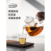 在飛比找ETMall東森購物網優惠-德國進口trendglas jena玻璃水壺耐熱煮茶壺無敏材