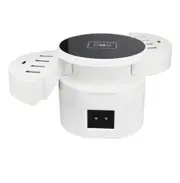 10 USB Ports Qi Wireless Desktop Charger Socket Power Strip for iPhone X S8 S9 8 Plus