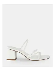 [Novo Shoes] Unathi Strappy Mules in White