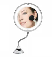 10X Magnifying Makeup Mirror LED Light 360° Rotation Flexible AU