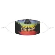 Bright Fluorescent Pastel Skull Skeleton Horror Halloween Fabric Face Mask