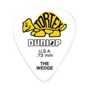 6 Dunlop Tortex, Wedge Picks - .73mm