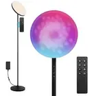 36W/3600LM Bright Floor Lamp with Remote Control, RGB Color Changing Torchier...