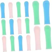 LRXIYODE 15Pcs Replaceable Ear Spoon Sleeves Soft Cover for Gentle Ear Cleaning Compatible Ear Picks for Adults and Easy to Use and Carry