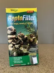TetraFauna ReptoFilter 90 GPH For Frogs, Newts & Turtles. Up To 20 Gallons. NIB