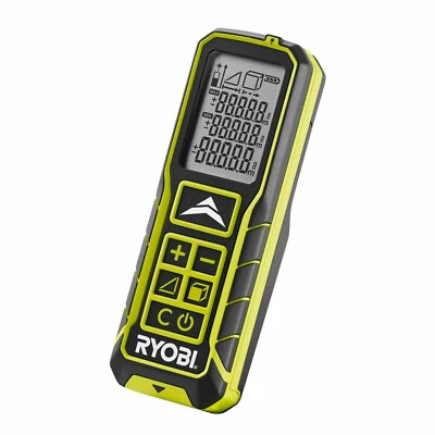 Ryobi 30m Laser Distance Measurer Maximum Measuring Distance of 30 m