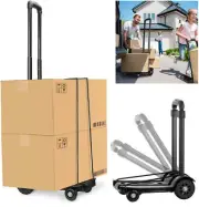 SHOPPING TRAVEL BOAT Folding FOLDABLE Luggage Hand Trolley Lightweight 4 Wheels