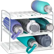 YouCopia UpSpace 3 Shelf Bottle Organizer Adjustable Storage Rack