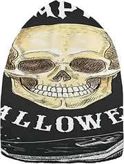 [RPLIFE] Lightweight Womens Beanie, Winter Caps for Men, Core Spun Yarn Skull Caps for Women - Blue Christmas Snow