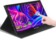 13.3” Portable USB Type-C Monitor Touchscreen, 1080P FHD, IPS, 100% sRGB, 10-Poi